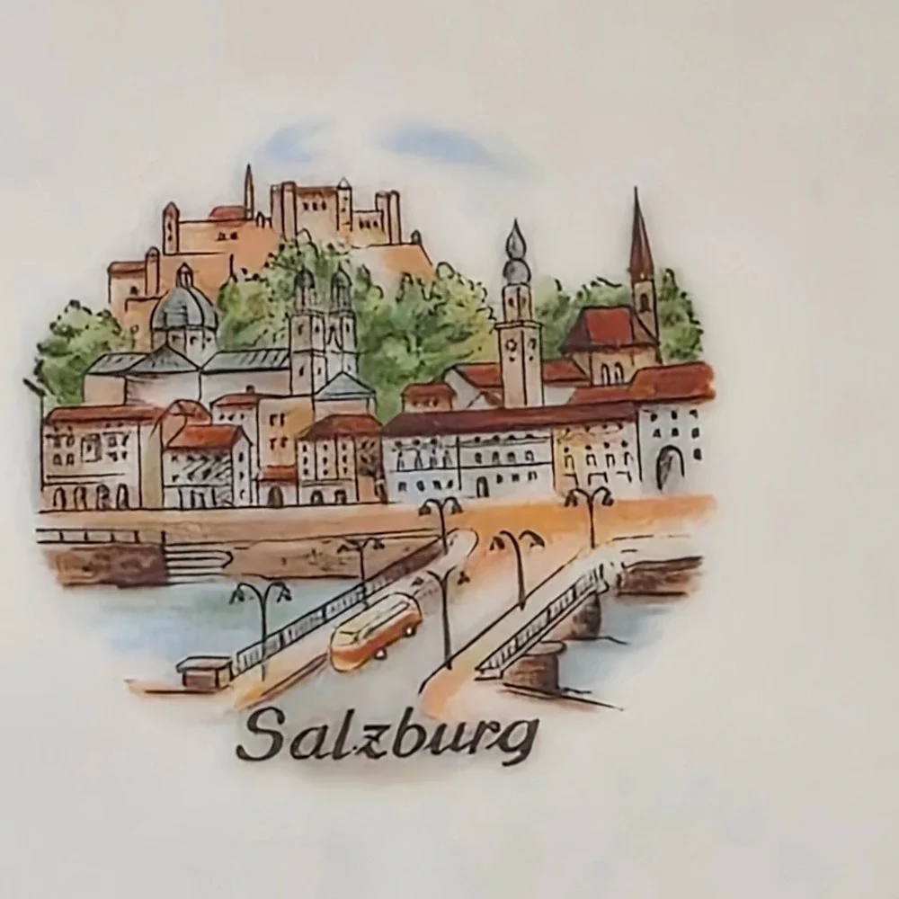 HB Wien Salzburg Souvenir Plate 7.5